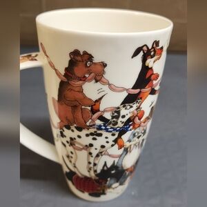 DUNOON The Dogs' Frolics Fine Bone China by Cherry Denman made in England